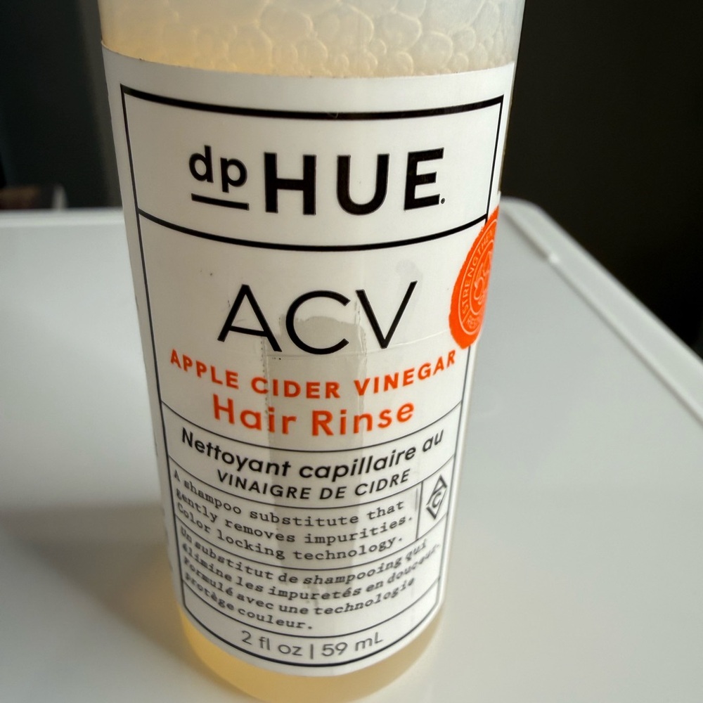 HUE Apple Cider Vinegar Hair Rinse — Clear with Orange Accent